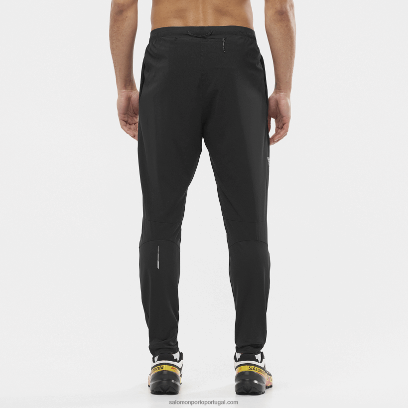 Salomon calças femininas - cross run 04D6V8948 preto profundo
