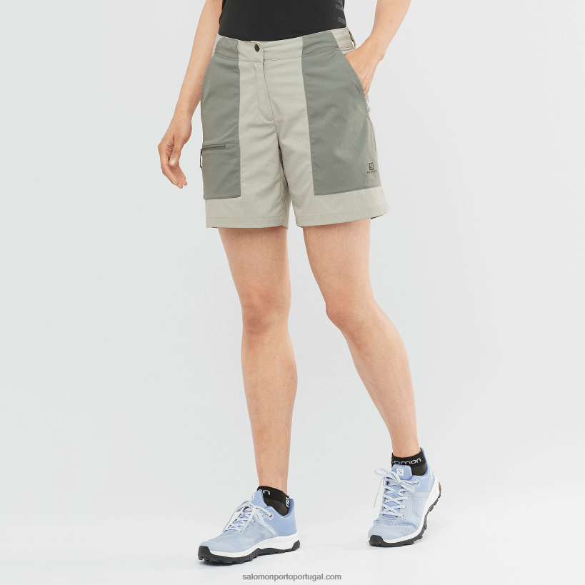 Salomon calções de mulher - ultrack 04D6V8958 ferro forjado/sábio sedona