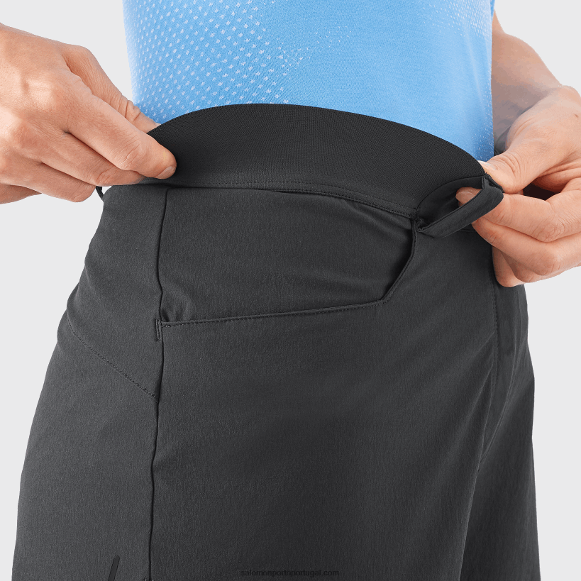 Salomon calções de mulher - wayfarer 04D6V8950 preto