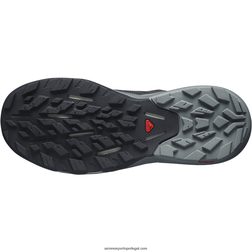 Salomon sapatos de caminhada femininos - outpulse gore-tex 04D6V81123 preto/tempestade/gelo de baunilha