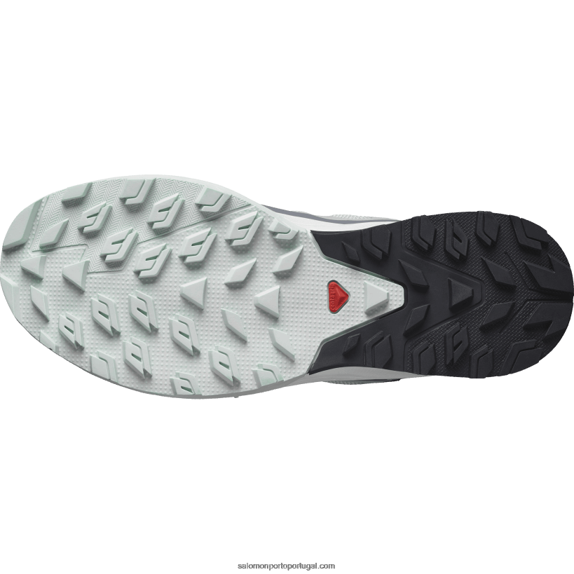 Salomon sapatos de caminhada femininos - outrise clima à prova d'água 04D6V81145 pedreira/flor de orquídea/mandioca