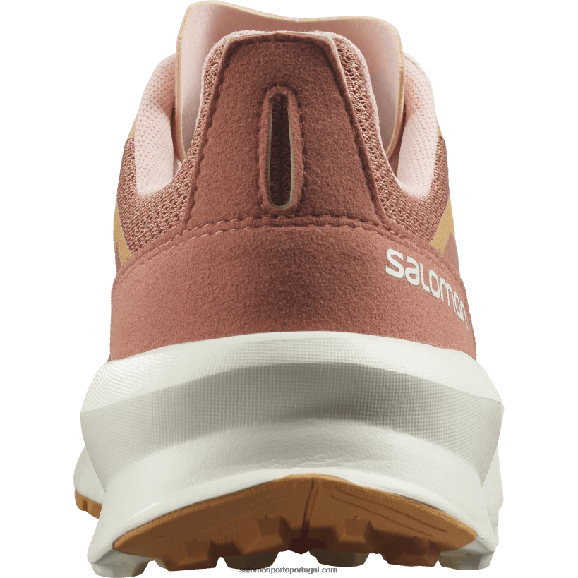Salomon sapatos de caminhada femininos - patrulha 04D6V81126 madeira de cedro/buckskin/nuvem rosa