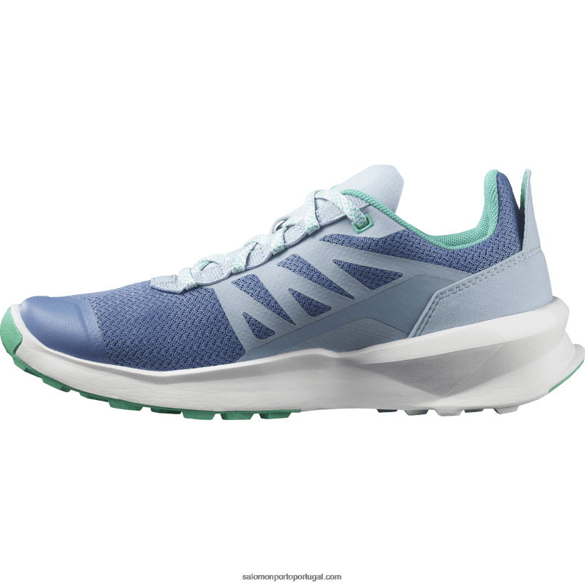 Salomon sapatos de caminhada femininos - patrulha 04D6V81127 manhã de veludo/azul zen/folha de menta