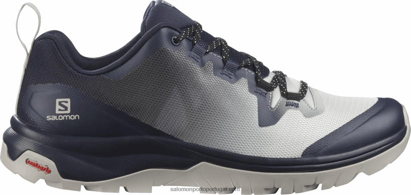 Salomon sapatos de caminhada femininos - vaya 04D6V81284 rocha lunar/céu noturno