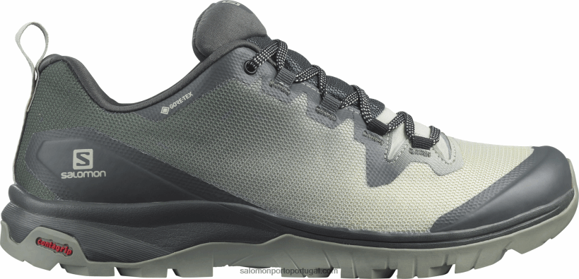 Salomon sapatos de caminhada femininos - vaya gore-tex 04D6V81146 chique urbano/cinza mineral/sombra