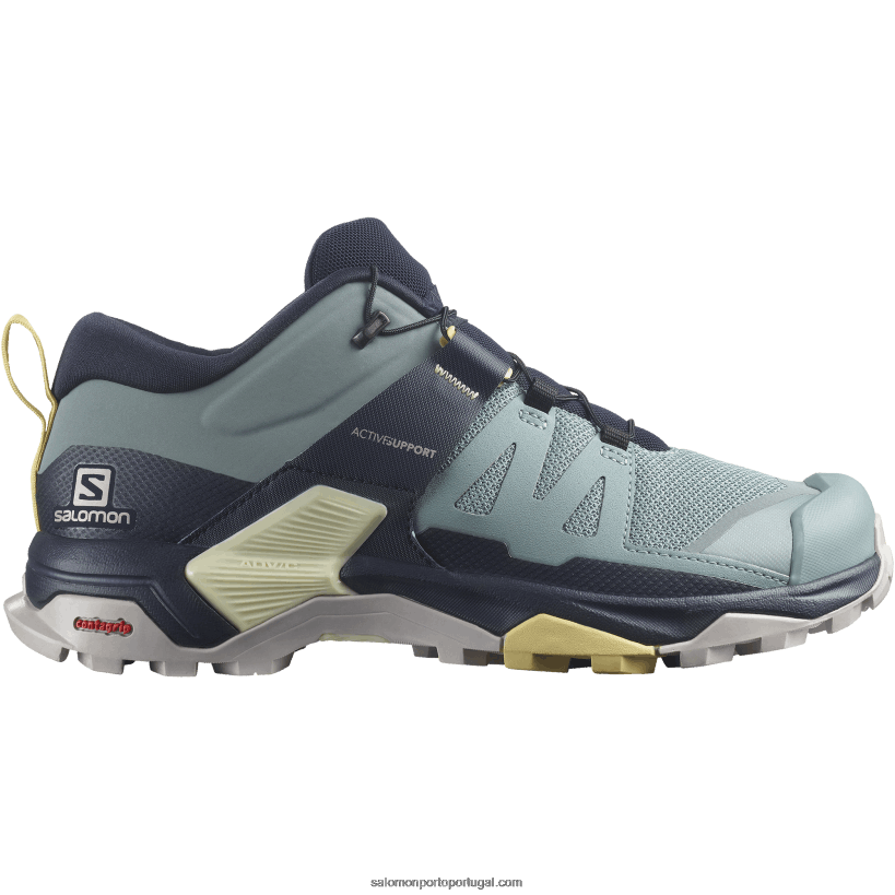 Salomon sapatos de caminhada femininos - x ultra 4 04D6V81118 soldado/céu noturno/vestido de sol