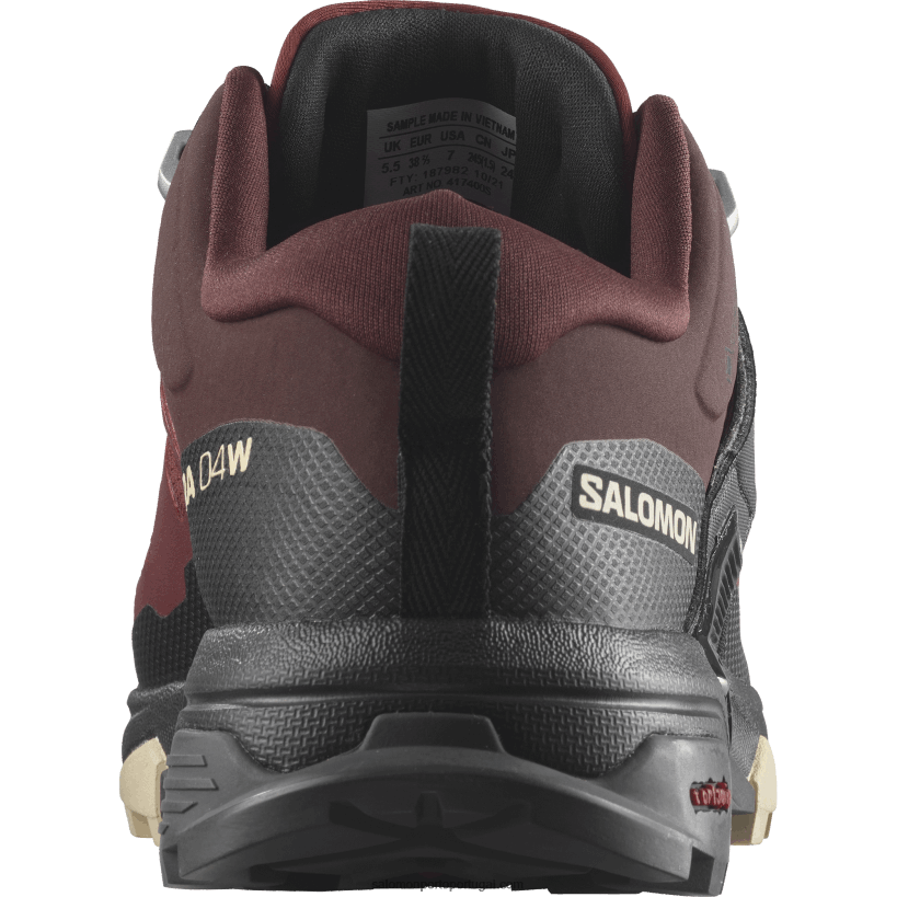 Salomon sapatos de caminhada femininos - x ultra 4 gore-tex 04D6V81140 Marrom garança/preto/areia branqueada