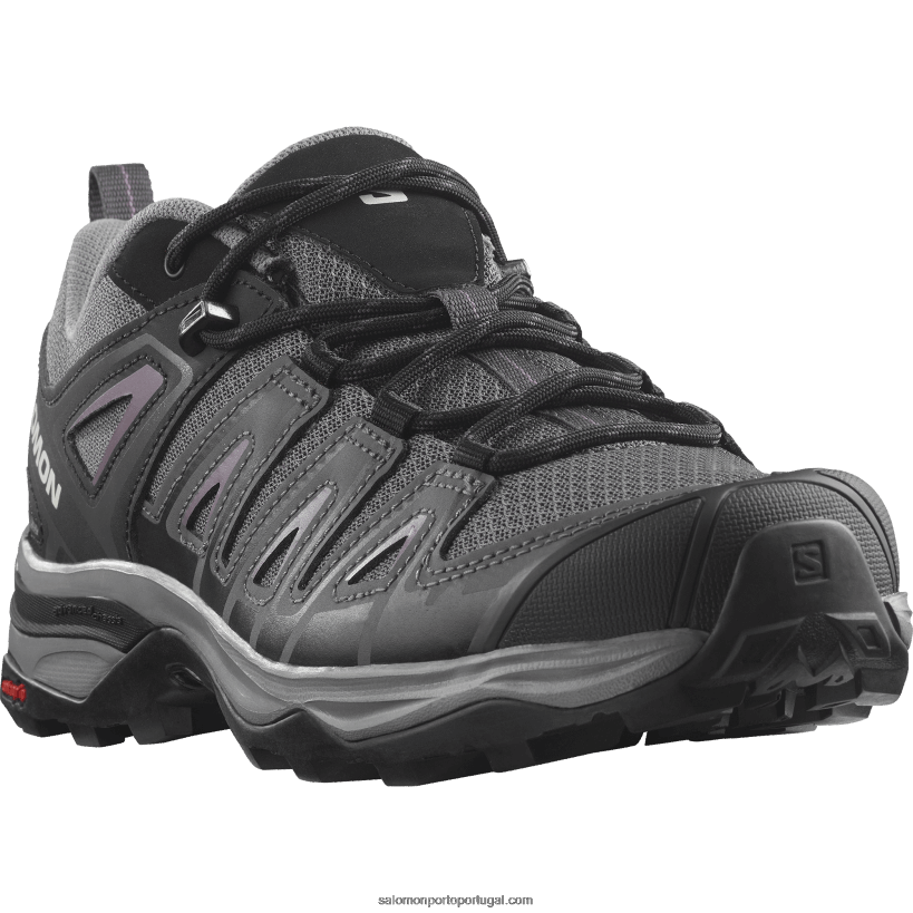 Salomon sapatos de caminhada femininos - x ultra pioneiro aero 04D6V81120 imã/preto/paisagem lunar