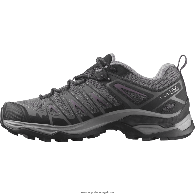 Salomon sapatos de caminhada femininos - x ultra pioneiro aero 04D6V81120 imã/preto/paisagem lunar