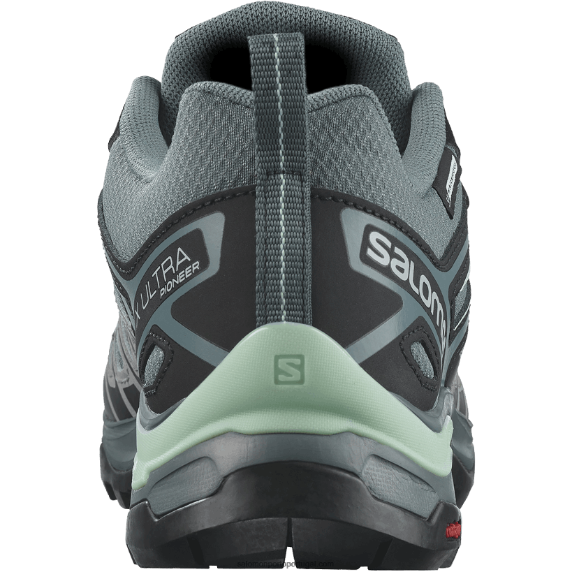 Salomon sapatos de caminhada femininos - x ultra pioneiro clima à prova d'água 04D6V81130 tempo tempestuoso/liga/mandioca