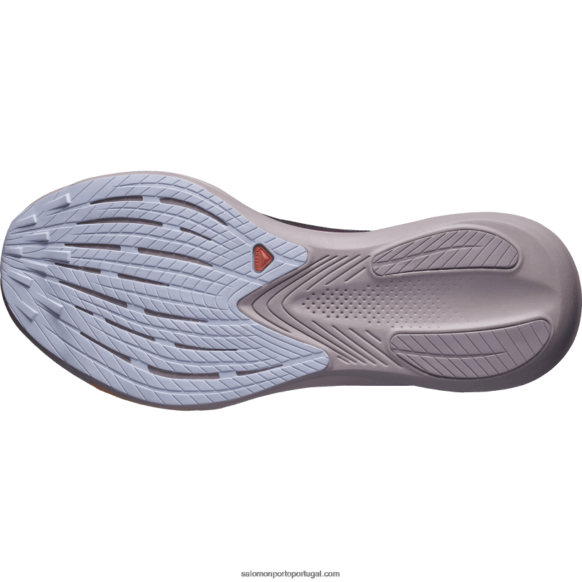 Salomon tênis de corrida feminino - fantasma 04D6V8743 vinho de uva/codorna/urze roxo