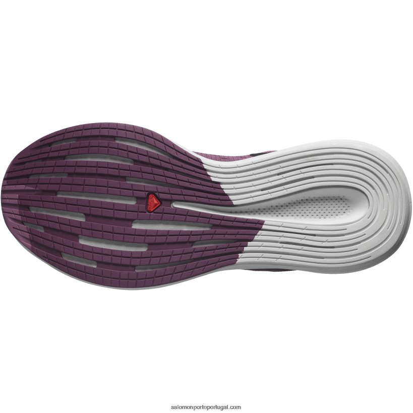 Salomon tênis de corrida feminino - spectur 04D6V8748 tulipwood/pedra lunar/vinho de uva