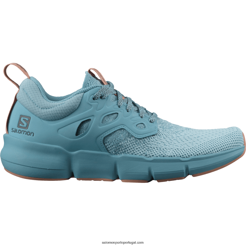 Salomon tênis de corrida femininos - prever soc 2 04D6V8757 azul cristal/azul delphinium/sirocco