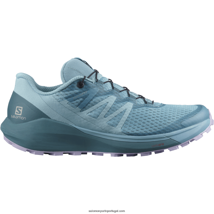 Salomon Tênis de corrida feminino - Sense Ride 4 04D6V81537 azul delfínio/azul pato/lavanda