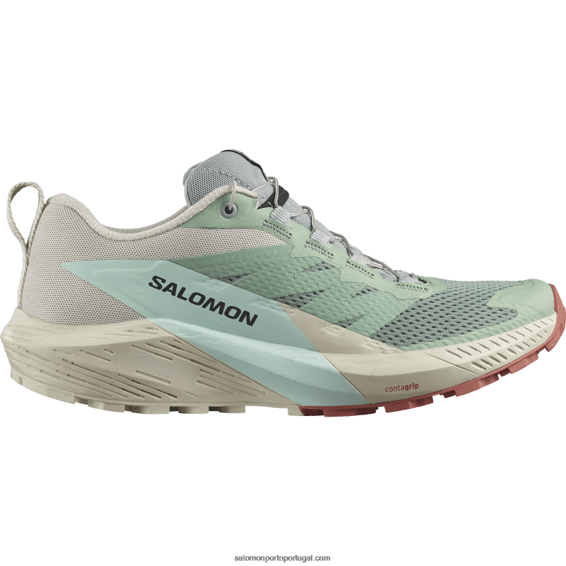 Salomon Tênis de corrida feminino - Sense Ride 5 04D6V81496 nenúfar/dia chuvoso/água branqueada