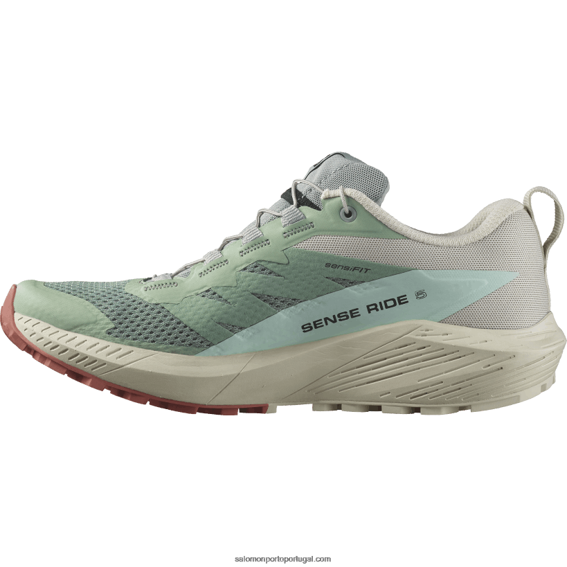 Salomon Tênis de corrida feminino - Sense Ride 5 04D6V81496 nenúfar/dia chuvoso/água branqueada