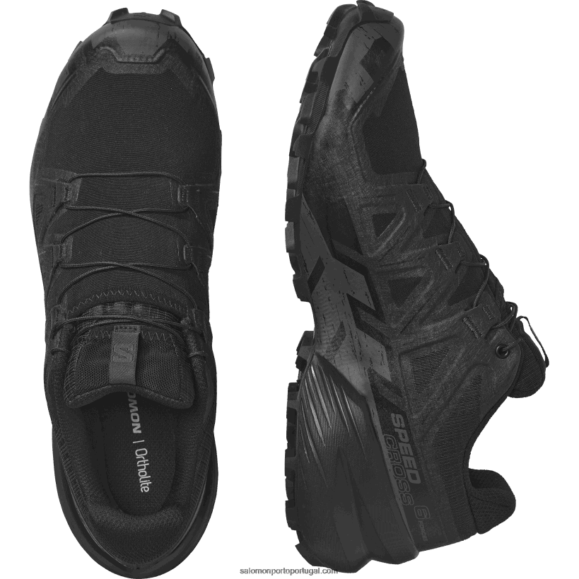 Salomon Tênis de corrida feminino - Speedcross 6 Forces 04D6V8804 preto/fantasma