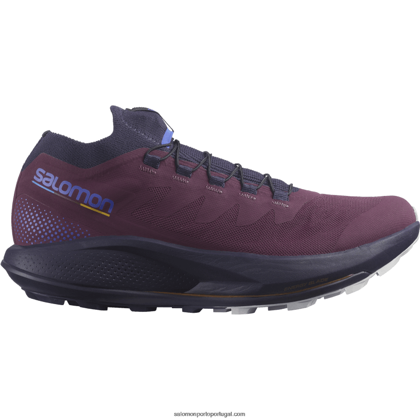 Salomon tênis de corrida feminino - pulsar trail pro 04D6V81532 vinho de uva/céu noturno/rocha lunar