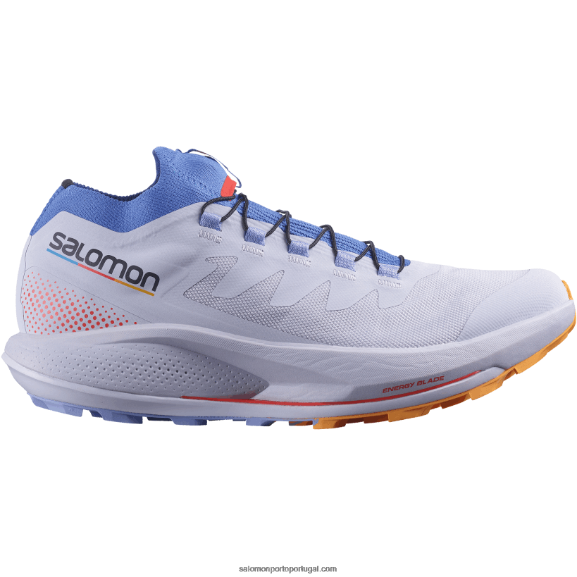 Salomon tênis de corrida feminino - pulsar trail pro 04D6V81534 urze roxo/azul amparo/laranja brilhante