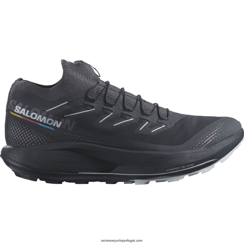 Salomon tênis de corrida feminino - pulsar trail pro 2 04D6V81493 carbono/floração de orquídeas/gelo ártico