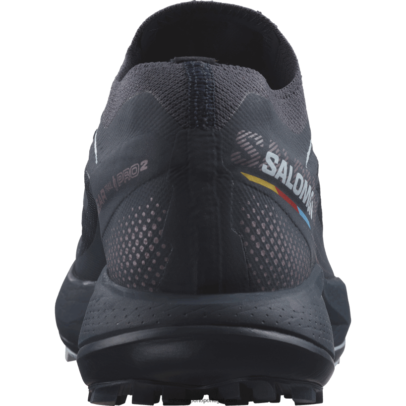 Salomon tênis de corrida feminino - pulsar trail pro 2 04D6V81493 carbono/floração de orquídeas/gelo ártico