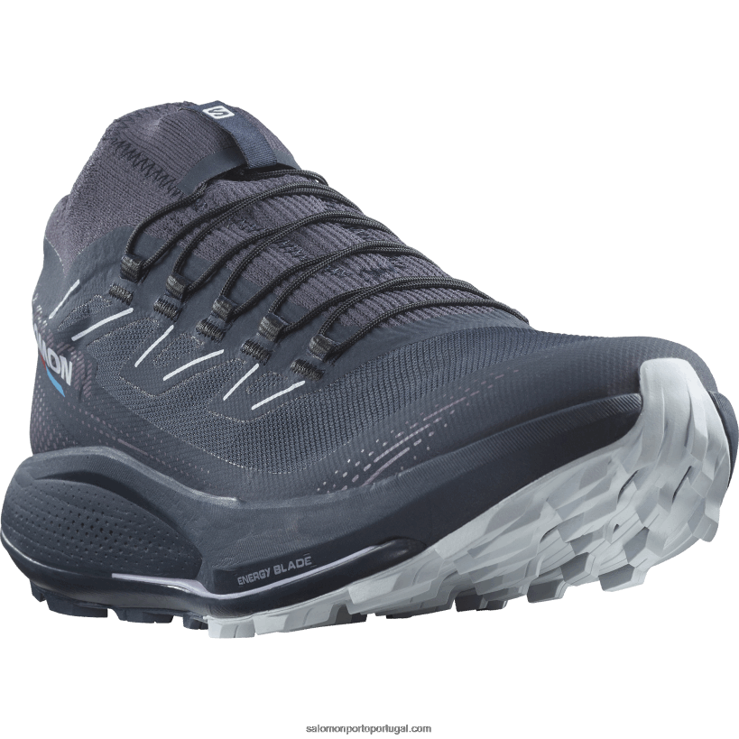 Salomon tênis de corrida feminino - pulsar trail pro 2 04D6V81493 carbono/floração de orquídeas/gelo ártico