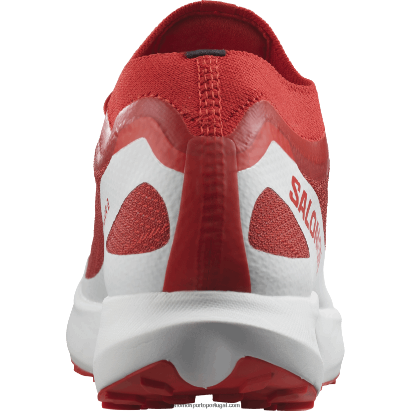 Salomon tênis de corrida feminino - s/lab pulsar 2 04D6V81519 vermelho ardente/branco