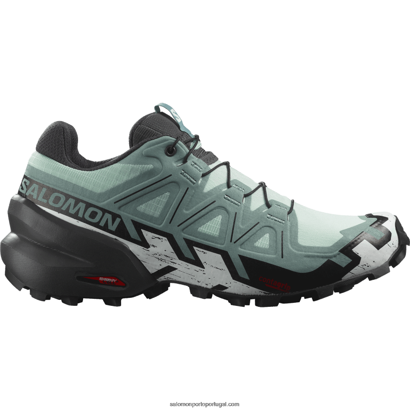 Salomon tênis de corrida feminino - speedcross 6 04D6V81505 iúca/ébano/branco