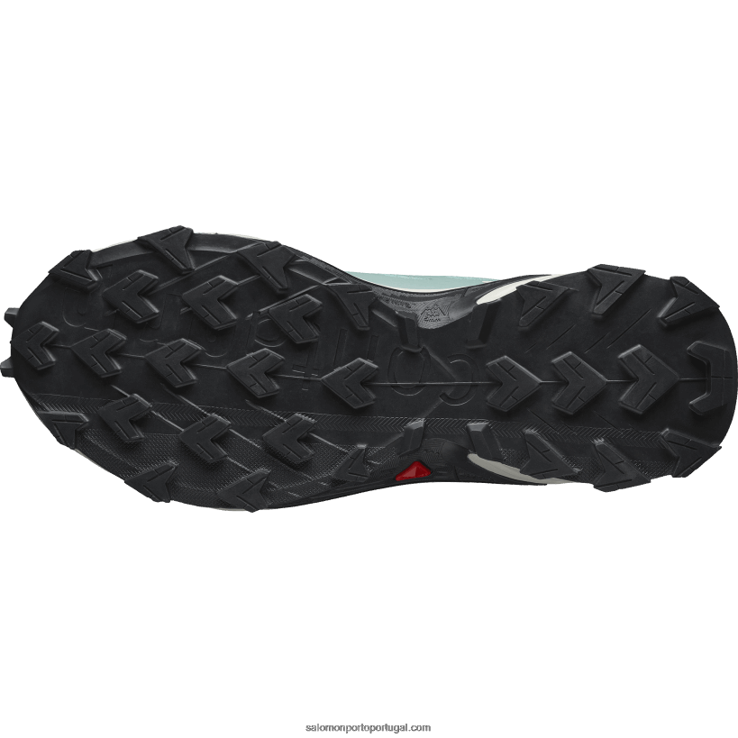 Salomon tênis de corrida feminino - supercross 4 04D6V81543 aquífero/rocha lunar/ébano