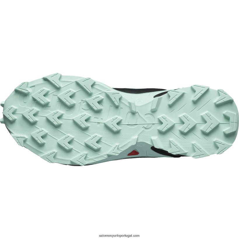 Salomon tênis de corrida feminino - supercross 4 04D6V81544 porto azul/preto/yucca