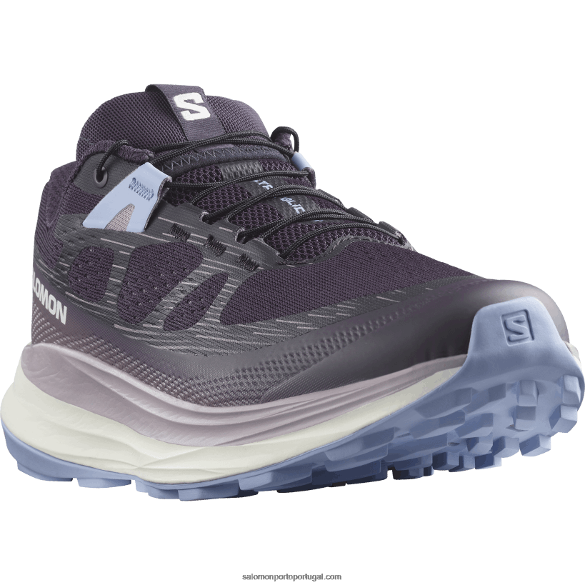 Salomon tênis de corrida feminino - ultra glide 2 04D6V81490 beladona/gelo de baunilha/serenidade