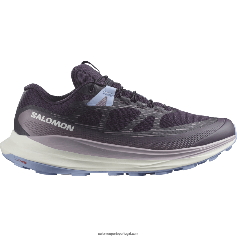Salomon tênis de corrida feminino - ultra glide 2 largo 04D6V81525 beladona/gelo de baunilha/serenidade