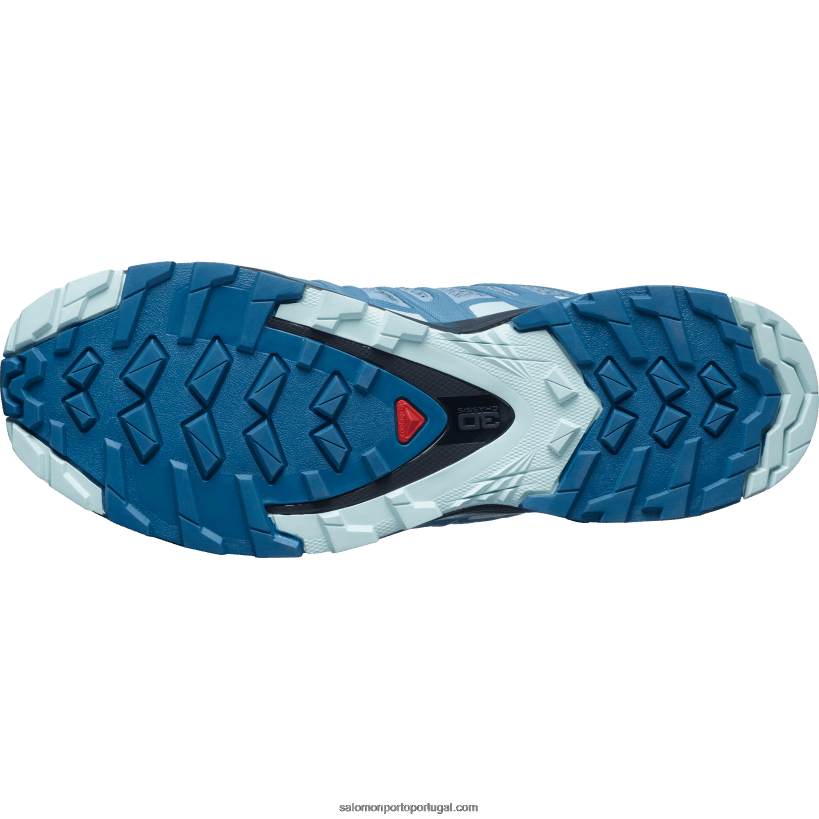 Salomon tênis de corrida feminino - xa pro 3d v8 04D6V81535 azul ashley/ébano/azul opala