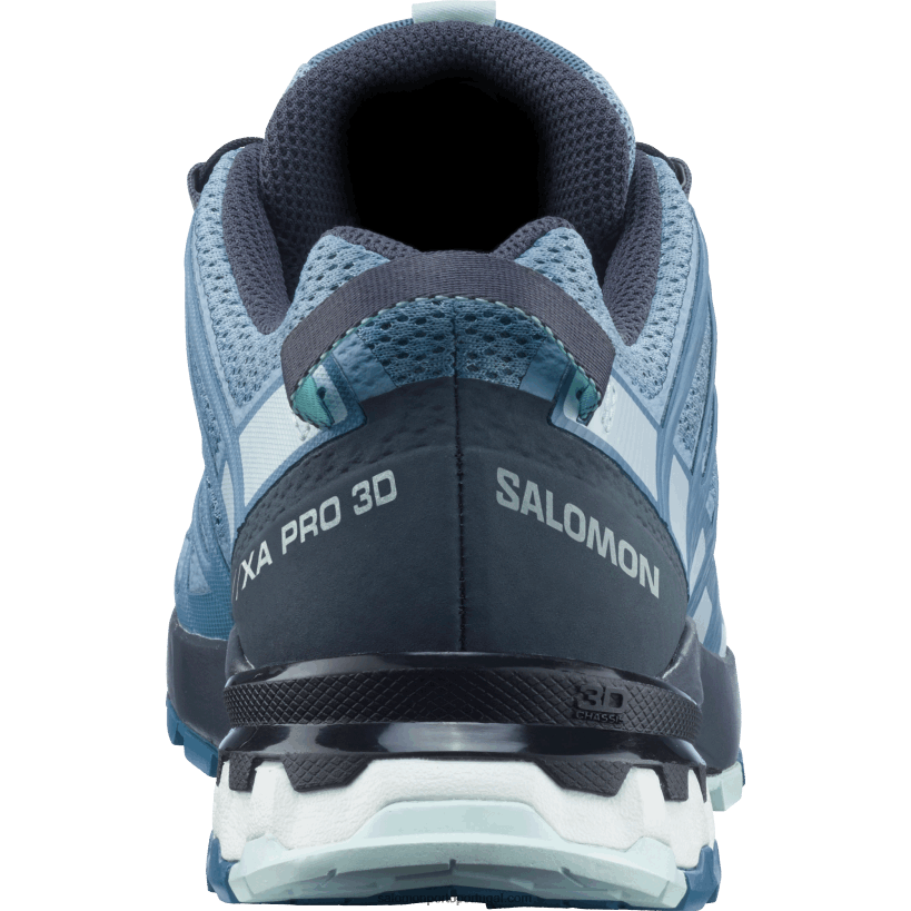 Salomon tênis de corrida feminino - xa pro 3d v8 04D6V81535 azul ashley/ébano/azul opala