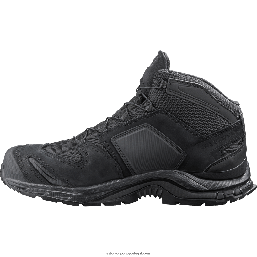 Salomon sapatos de força femininos - xa force mid en 04D6V8827 preto