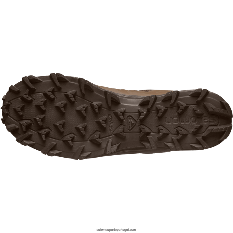 Salomon sapatos de forças femininas - ataque de velocidade 2 04D6V8800 terra marrom