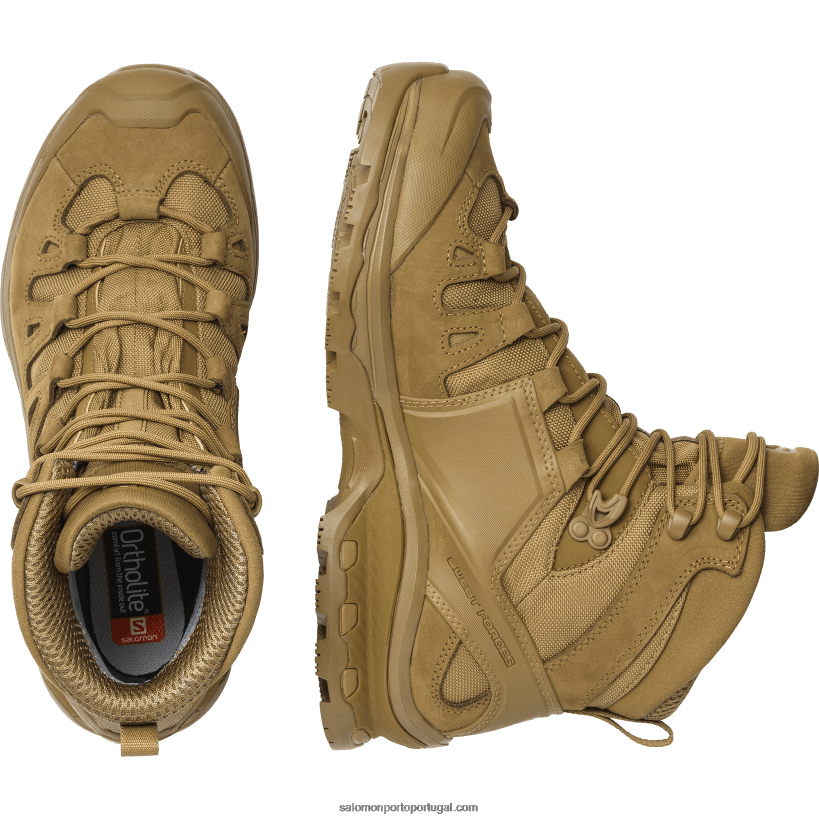 Salomon sapatos de forças femininas - missão 4d forças de gore-tex 2 04D6V8807 marrom coiote