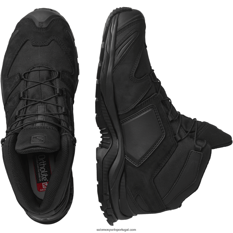 Salomon sapatos de forças femininas - xa forças médias largas en 04D6V8817 preto