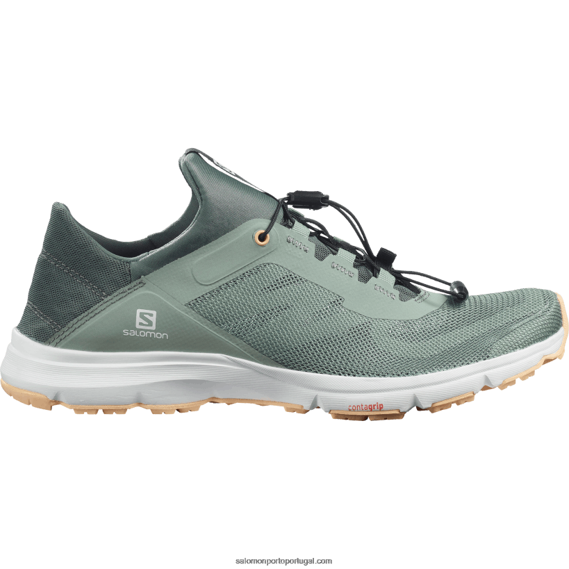 Salomon sandálias femininas - amphib bold 2 04D6V8791 verde meio/verde bálsamo/creme de amêndoa