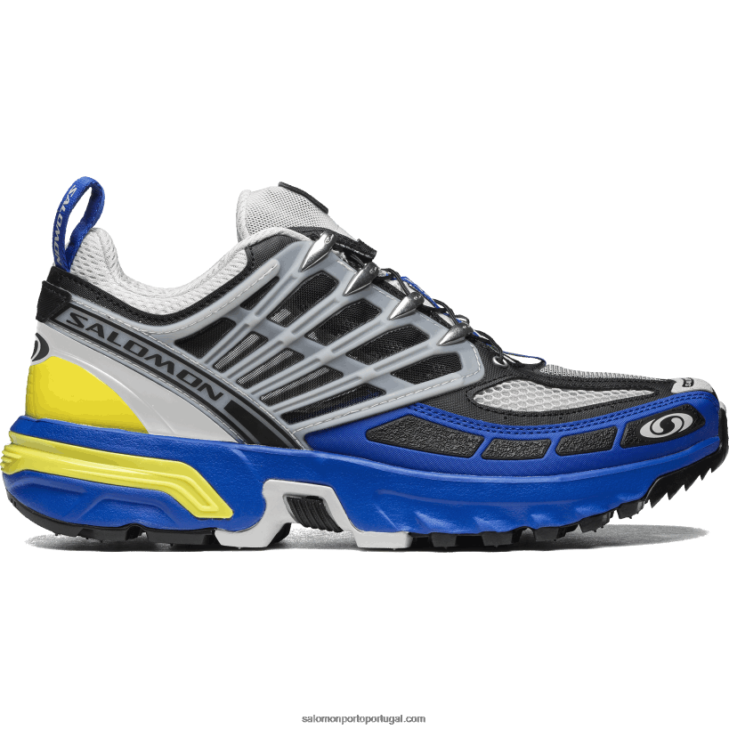 Salomon sapatos esportivos femininos - acs pro 04D6V8760 lapis azul/preto/botão de ouro