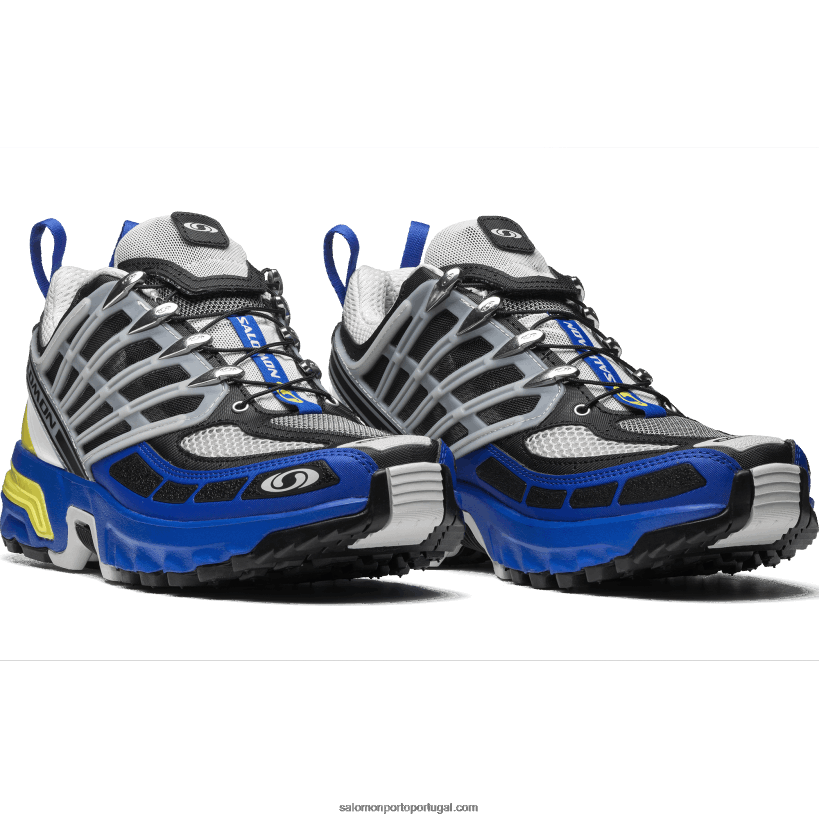Salomon sapatos esportivos femininos - acs pro 04D6V8760 lapis azul/preto/botão de ouro