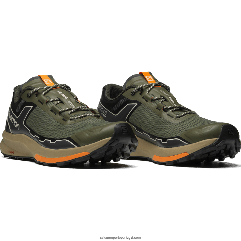 Salomon sapatos esportivos femininos - ultra raid 04D6V8778 oliveira noite/turfa/pinheiro ponderosa