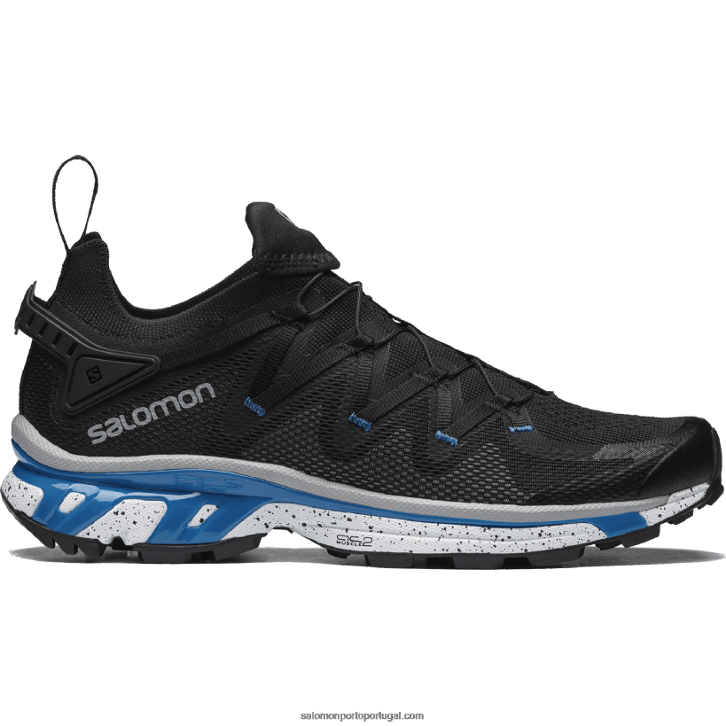 Salomon sapatos esportivos femininos - xt-rush 04D6V8770 bandeirola preta/branca/índigo