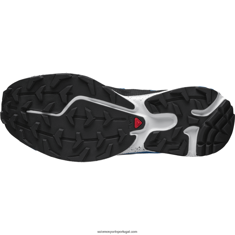 Salomon sapatos esportivos femininos - xt-rush 04D6V8770 bandeirola preta/branca/índigo