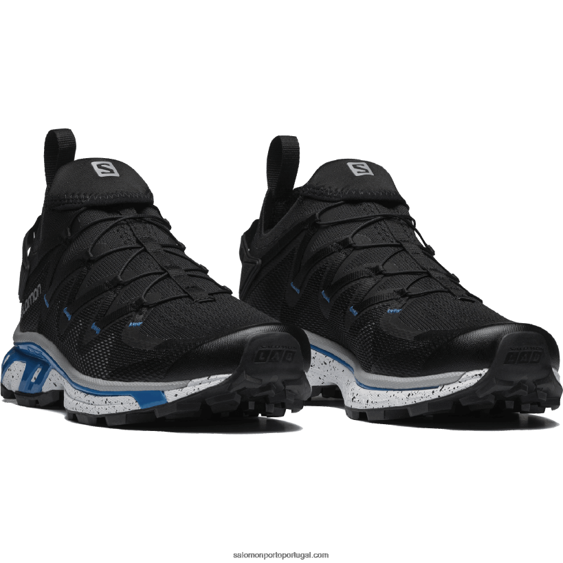 Salomon sapatos esportivos femininos - xt-rush 04D6V8770 bandeirola preta/branca/índigo