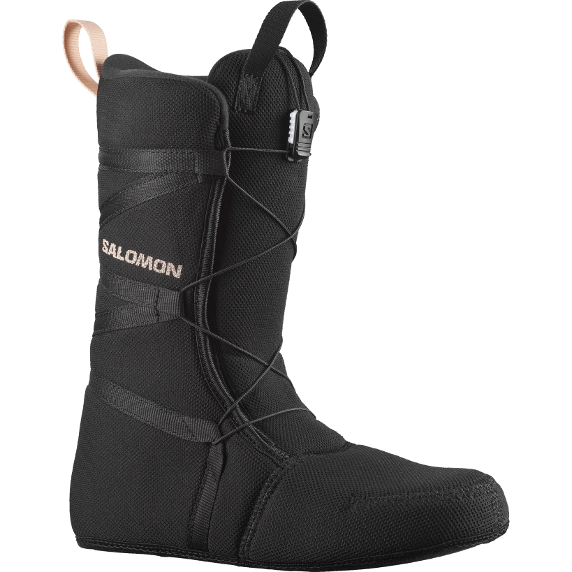 Salomon botas de snowboard femininas - escarlate 04D6V81421 verde militar-x/dia chuvoso/preto
