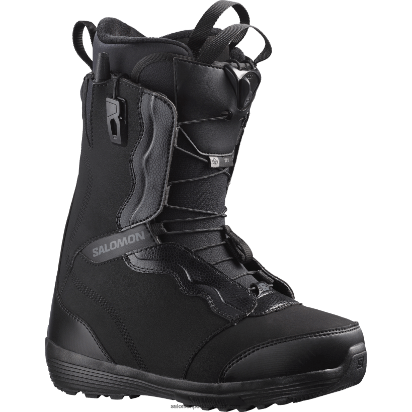 Salomon botas de snowboard femininas - ivy 04D6V81323 preto/asfalto
