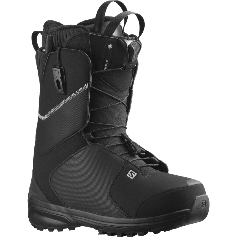 Salomon botas de snowboard para mulher - kiana 04D6V81322 prata negra
