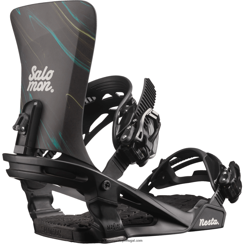 Salomon fixações de snowboard para mulher - nesta 04D6V81327 preto