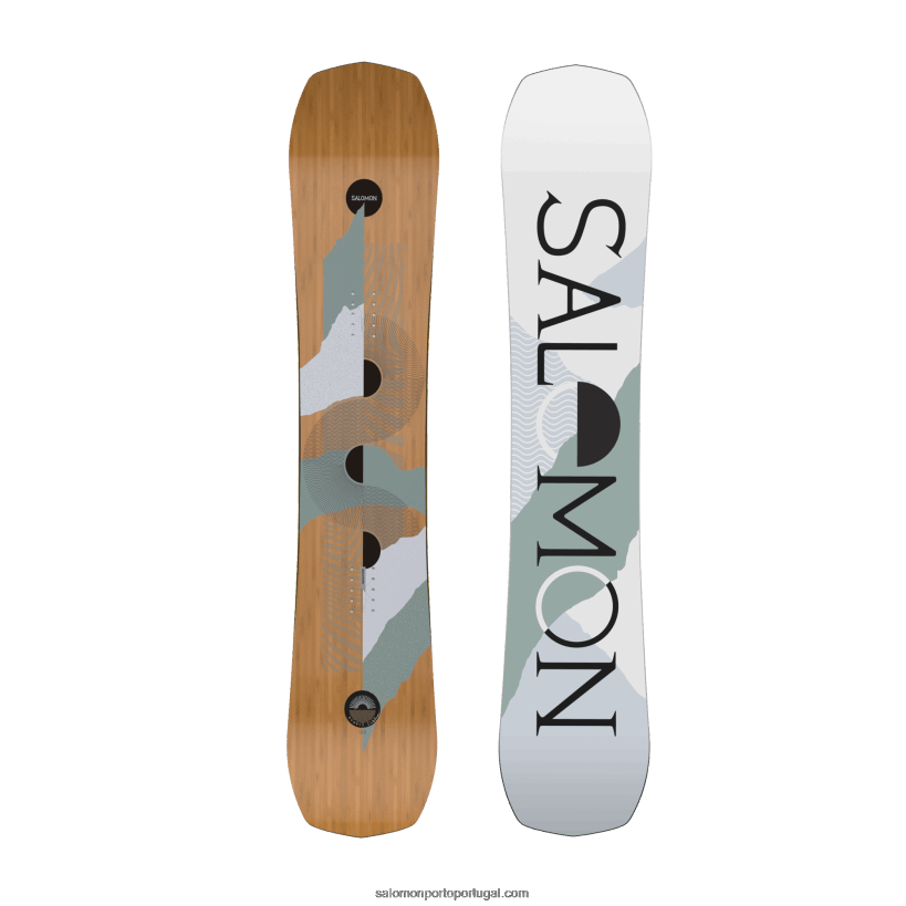 Salomon snowboard all-mountain feminino - rumble fish 04D6V81306 l47031700